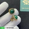 Van Cleef & Arpels Perlée Couleurs Earrings Yellow Gold Malachite - VCARP4DS00