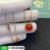 Van Cleef & Arpels Perlée Couleurs Pendant Rose Gold Carnelian - VCARP4DO00