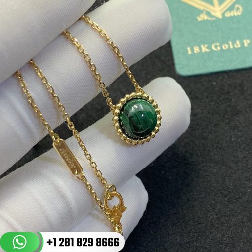 Van Cleef & Arpels Perlée Couleurs Pendant Yellow Gold Malachite - CARP4DM00