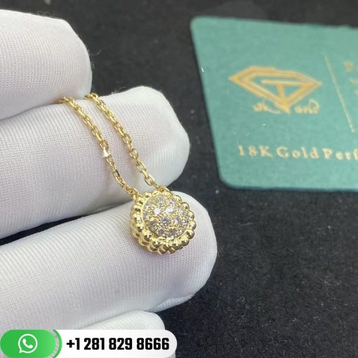 Van Cleef & Arpels Perlée Diamonds Pendant Yellow Gold Diamond - VCARO9PD00