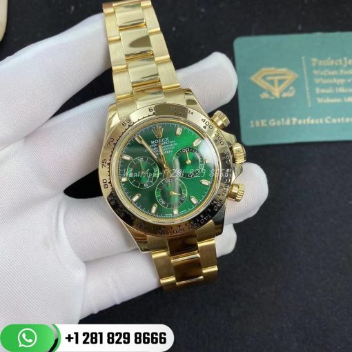 Rolex Daytona 116508 - 40mm in Yellow Gold | Custom Watches