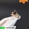 CHAUMET Joséphine Tiara 18ct Pink-gold Rubellite and Diamond Ring 081982