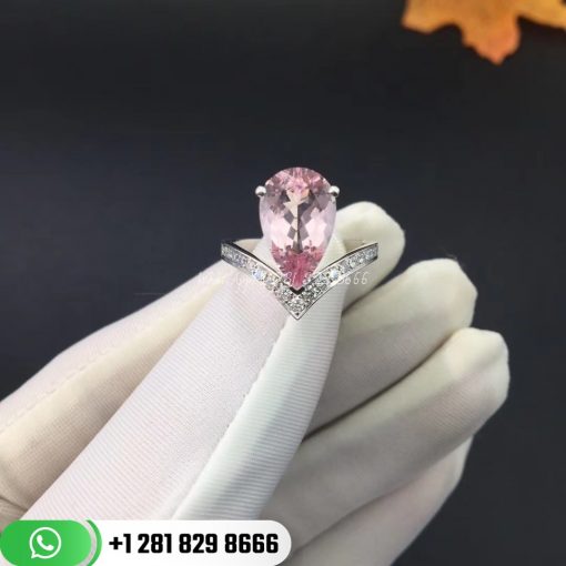 Chaumet Joséphine Aigrette Solitaire Pink Morganite