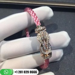 Fred Chance Infinie Bracelet 18k Pink Gold and Diamonds Large Model -0B0102-6B0168