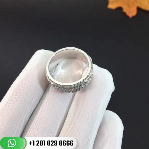 Possession ring in 18K white gold G34P2B00