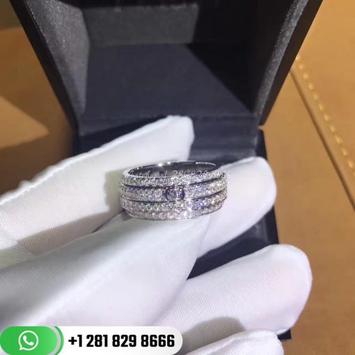 Possession ring in 18K white gold G34P2B00