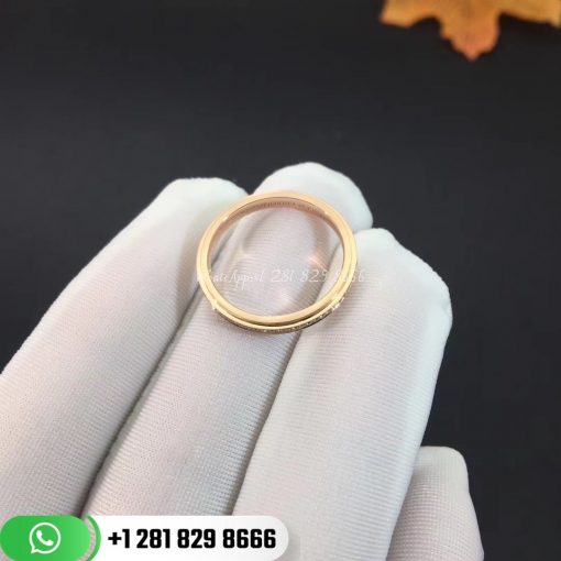 18K rose-gold Possession wedding ring G34P1A00