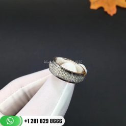 Piaget Possession band ring in 18K white gold G34PL400