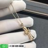 Chrome Hearts Chrome Hearts 22k Ch Cross Pavé Diamond / Neck Chain Roll Chain 20inch Necklace K22 Yellow Gold / Diamond / 22k Gold 0123 Mens