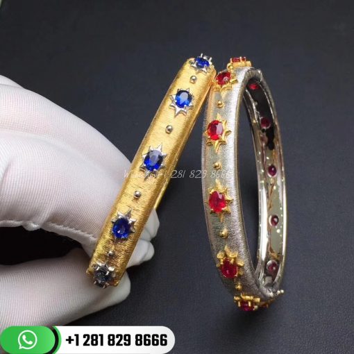 Buccellati Macri Ruby Bangle Bracelet