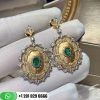 Buccellati Pendant Earrings Vintage Craftsmanship and Emeralds