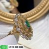 Buccellati Vintage Ring and Emerald