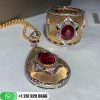 Buccellati Band Ring with Ruby