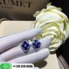 Buccellati Opera Earrings with Lapis Accents 18K White Gold