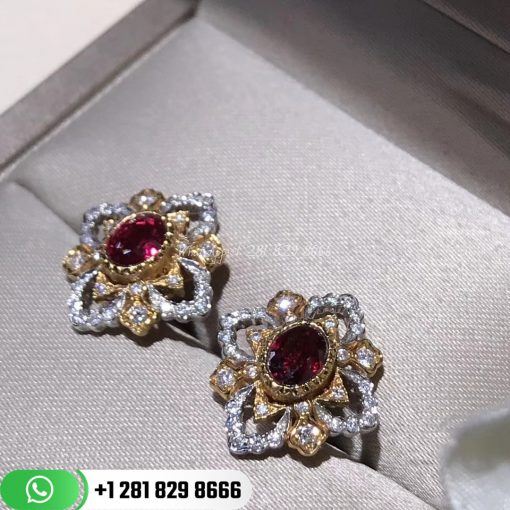 Buccellati Opera Earrings with Rubies