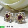 Buccellati Opera Earrings with Rubies