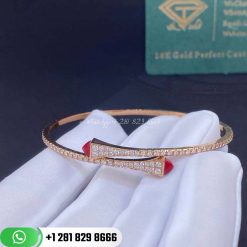 marli-slim-slip-on-bracelet-rose-gold-and-red-coral-cleo-b1