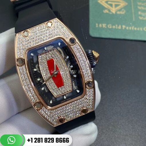 richard-mille-rm-07-01-rose-gold-red-snow-diamonds-jasper-dial-watch-custom-watches