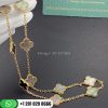 Van Cleef Arpels Vintage Alhambra Necklace Yellow Gold Mother-of-pearl