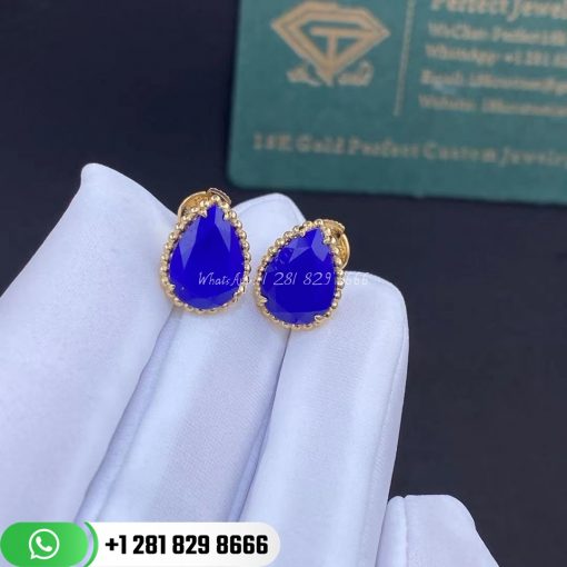 Boucheron Serpent Bohème Ear Studs S Motif Lapis Lazuli - JCO01534