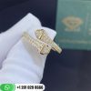 Marli Cleo Full Diamond Slim Ring Yellow Gold Full Diamond Slim Wrap Ring CLEO-R8