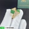 Marli Cleo Diamond Ring Yellow Gold Diamond Ring CLEO-R5-Green Jade