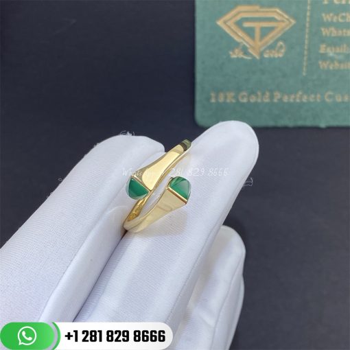 Marli Cleo Gold Slim Ring Yellow Gold Slim Ring CLEO-R20-Green Agate