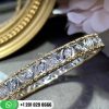 Buccellati Ramage Bangle 18-karat White and Yellow Gold Diamond