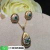 buccellati-18-karat-yellow-gold-emerald-dome-shape-button-earrings