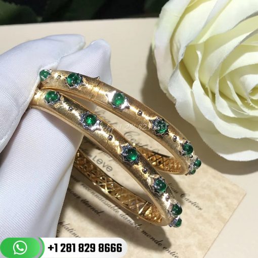 Buccellati Macri Bracelet Yellow Gold and Emerald