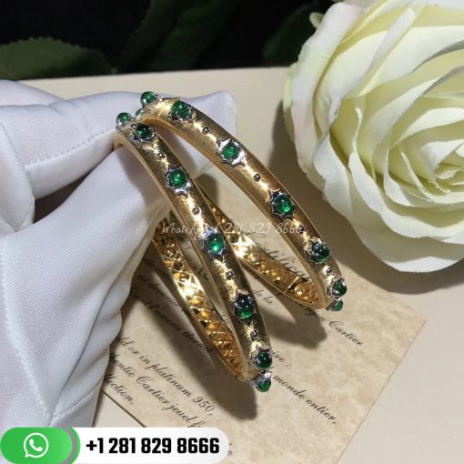 Buccellati Macri Bracelet Yellow Gold and Emerald