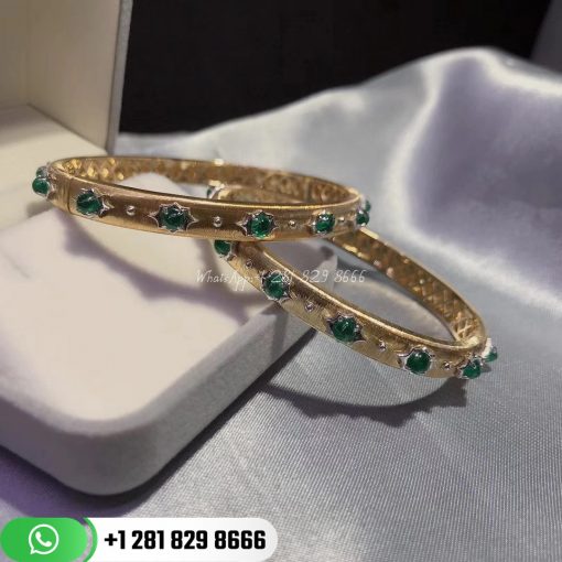 Buccellati Macri Bracelet Yellow Gold and Emerald