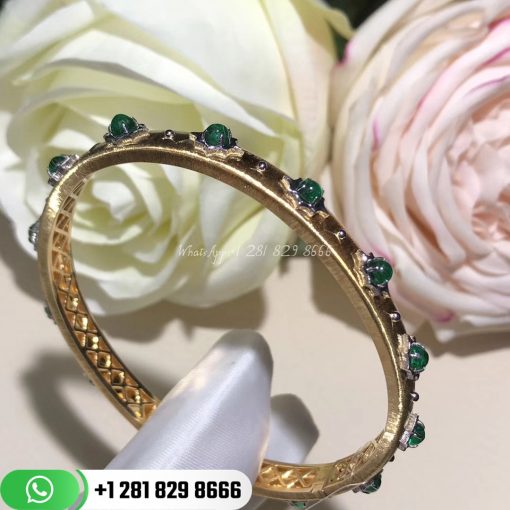 Buccellati Macri Bracelet Yellow Gold and Emerald