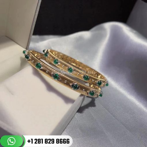 Buccellati Macri Bracelet Yellow Gold and Emerald