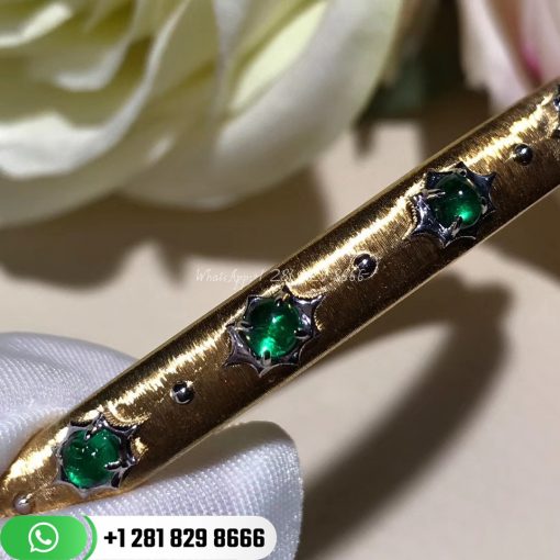 Buccellati Macri Bracelet Yellow Gold and Emerald