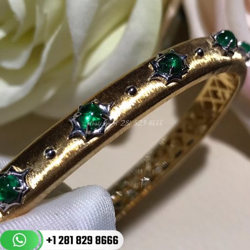 Buccellati Macri Bracelet Yellow Gold and Emerald