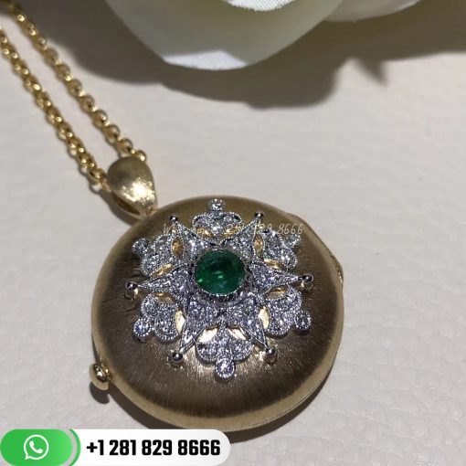 buccellati-macri-pendant-yellow-gold-and-emerald-