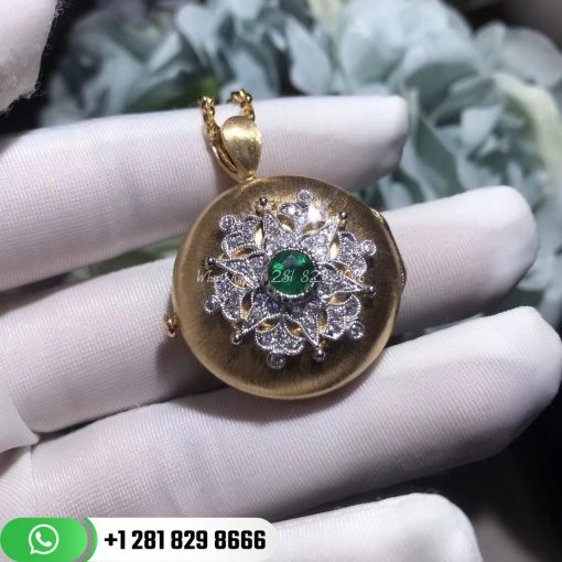 buccellati-macri-pendant-yellow-gold-and-emerald-