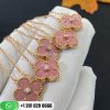 Van Cleef Arpels Vintage Alhambra Pendant Rose Gold Rhodonite 2021 Limited Edition VCARP7TD00