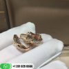 Bvlgari Serpenti Viper Earrings 18k Rose Gold & Pavé Diamond 354035 OR858109