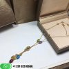 Bulgari Yellow Gold Multi-Gem B.zero1 Mini Drop Necklace