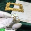 Van Cleef Arpels Sweet Alhambra Effeuillage Ring Yellow Gold, Diamond, Mother-of-pearl VCARN5P300