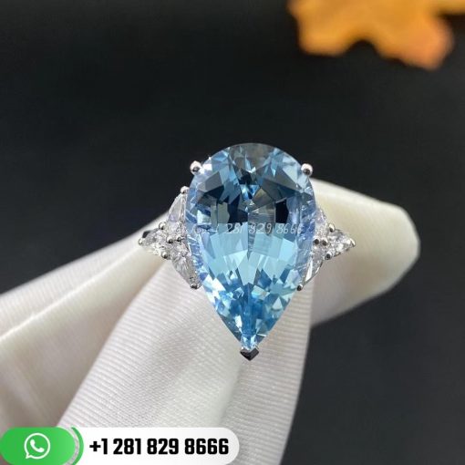 Water Drop Aquamarine Design Ring 8ct (5)