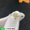 Yellow Drop Diamond Design Ring 1ct