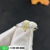 Yellow Drop Diamond Design Ring 1ct