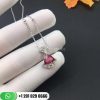 Fan-shaped Tourmaline Design Necklace