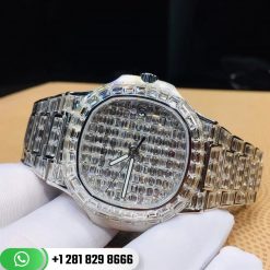 Patek Philippe Nautilus White Gold Diamonds 5719/10G-010