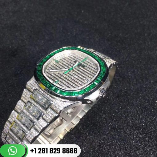 Patek Philippe Nautilus Diamonds and Emeralds 5719/10G-010