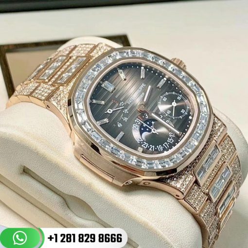 Patek Philippe Nautilus Diamonds 5712R-001 | 18K Watches