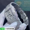 Cartier Santos De Cartier Steel Diamond Dial Custom PavÉ Diamond Set